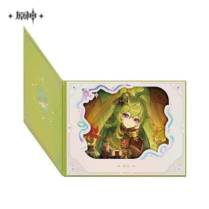 [Official Merchandise] Birthday Series Flip-Page Lattice Window Shikishi 2025 | Genshin Impact