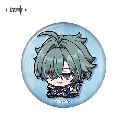 [Official Merchandise] Chibi Emoji Series Badge - Mondstadt | Genshin Impact