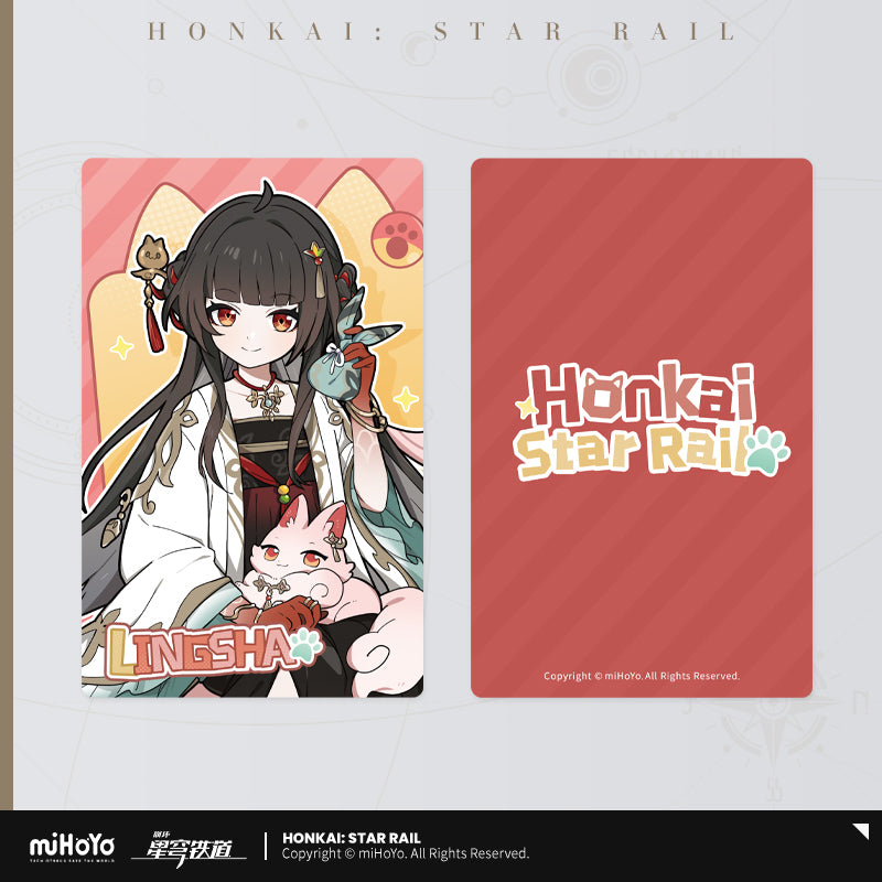 [Official Merchandise] Little Cat Series Holographic Collectible Ticket | Honkai: Star Rail