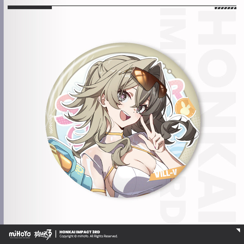 [Official Merchandise] Summer Cruise Series Tinplate Badge Vol.4 | Honkai Impact 3rd