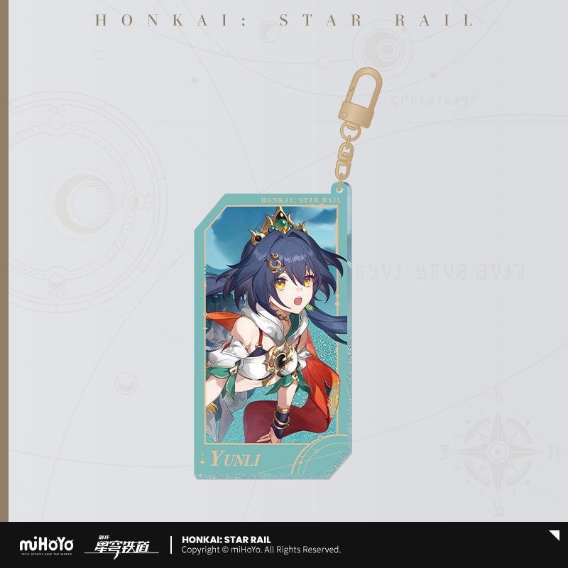 [Official Merchandise] All-Stars Invite Series Liquid Glitter Acrylic Charm | Honkai: Star Rail