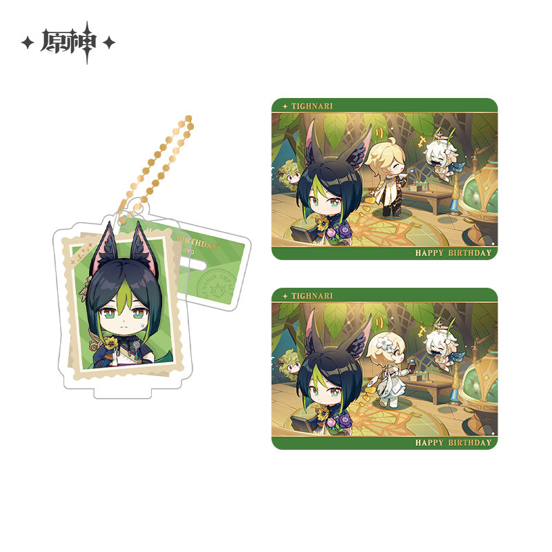 [Official Merchandise] Captured Memories Series: Character Standee Collectible Card Set | Genshin Impact