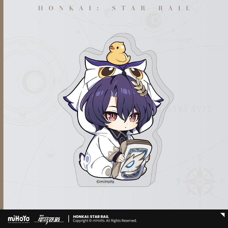[Official Merchandise] Boys’ Dormitory Series Chibi Acrylic Mini Standee | Honkai: Star Rail