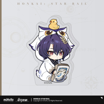 [Official Merchandise] Boys’ Dormitory Series Chibi Acrylic Mini Standee | Honkai: Star Rail