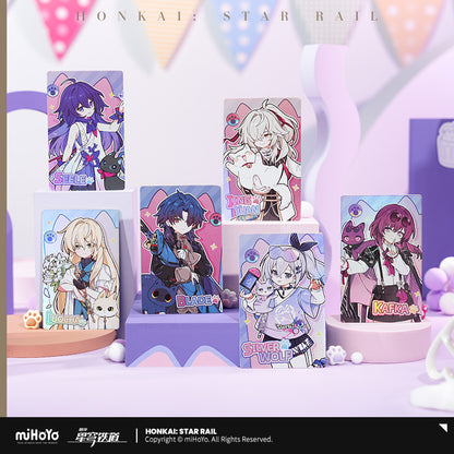 [Official Merchandise] Little Cat Series Holographic Collectible Ticket | Honkai: Star Rail