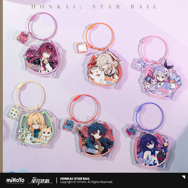 [Official Merchandise] Little Cat Series Acrylic Charm | Honkai: Star Rail