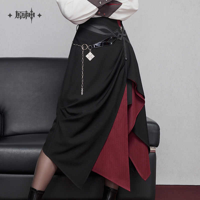 [Pre-Order/Limited] Arlecchino Theme Impression Series Asymmetrical Midi Skirt | Genshin Impact (May 2026)