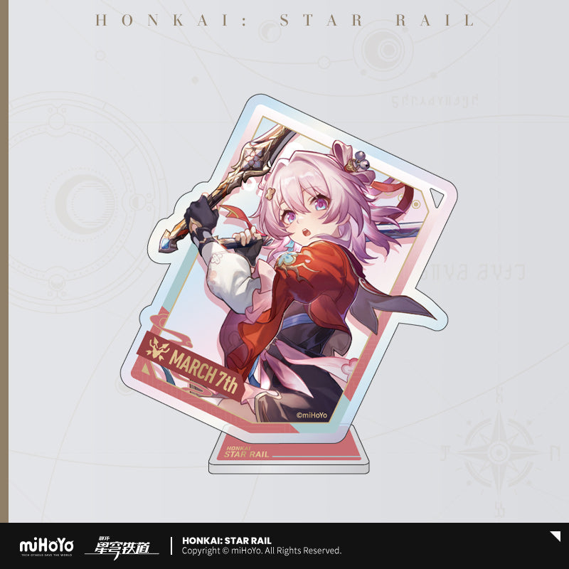 [Official Merchandise] Interstellar Journey Series Acrylic Hangable Standee | Honkai: Star Rail