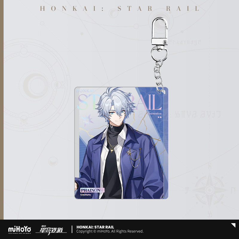 [Official Merchandise] Express Travel Notes Series Acrylic Charm | Honkai: Star Rail