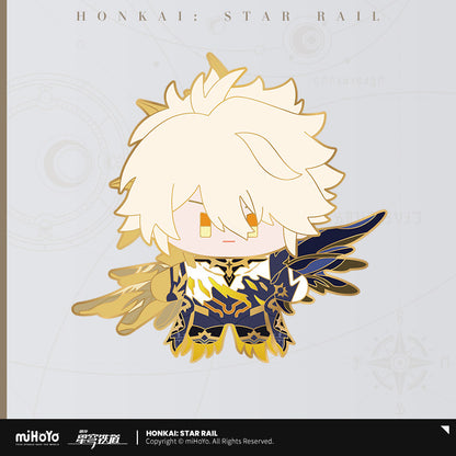 [Official Merchandise] Chibi Doll Series Happy Shake Metal Badge | Honkai: Star Rail