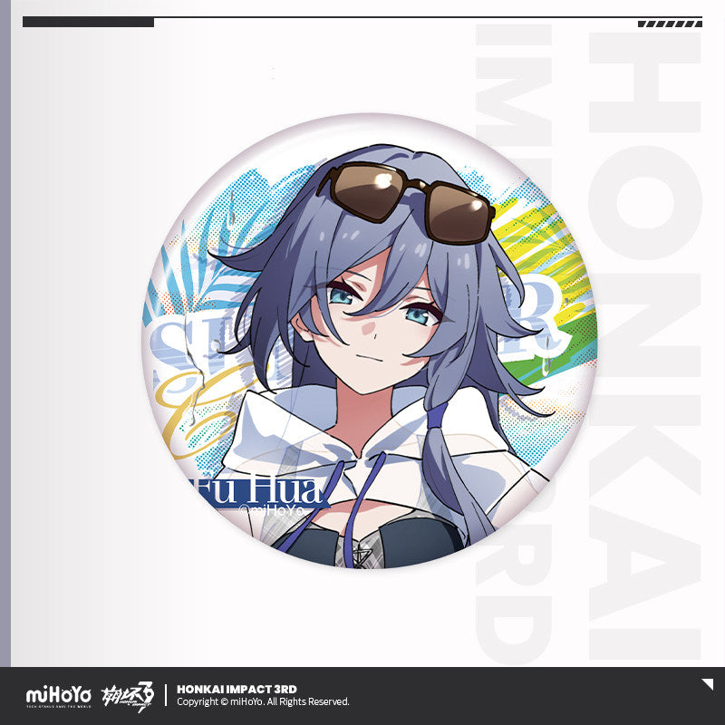 [Pre-Order] Summer Cruise Series Vol.6 Tinplate Badge | Honkai Impact 3rd (Within 200 Days)