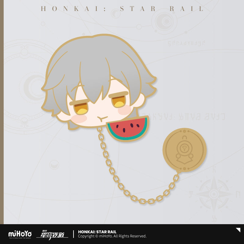 [Official Merchandise] Pom-Pom Exhibition Hall Series Metal Badge | Honkai: Star Rail