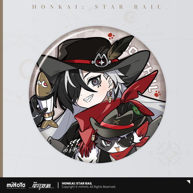 [Official Merchandise] Little Cat Series Tinplate Badges | Honkai: Star Rail