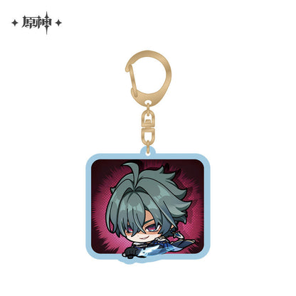 [Official Merchandise] Chibi Emoji Series Acrylic Charm - Mondstadt | Genshin Impact