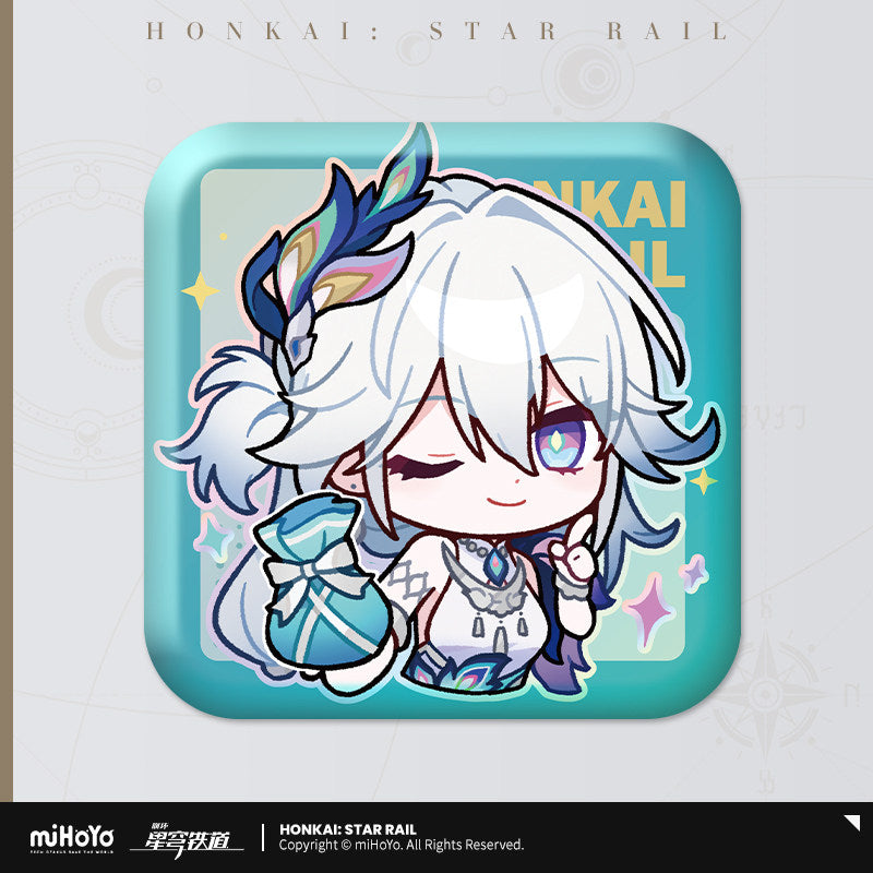 [Official Merchandise] Pom-Pom Gallery Series Square Badge | Honkai: Star Rail