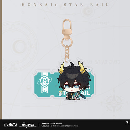 [Official Merchandise] Pom-Pom Gallery Series Acrylic Charms | Honkai: Star Rail