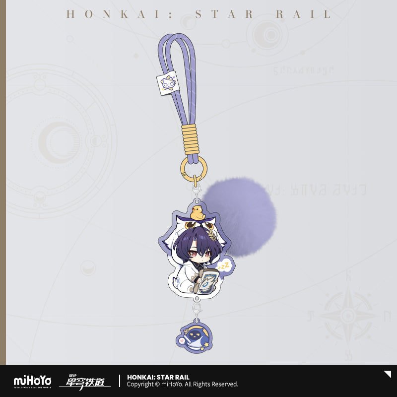 [Official Merchandise] Boys’ Dormitory Series Chibi Acrylic Charm | Honkai: Star Rail