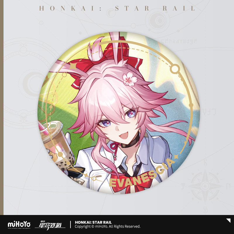 [Official Merchandise] Illustration Series Tinplate Badge - Elation Path | Honkai: Star Rail
