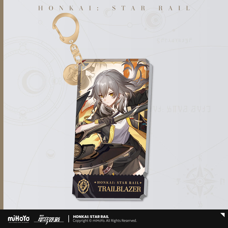 [Official Merchandise] Illustration Series Acrylic Keychains - Preservation Path | Honkai: Star Rail