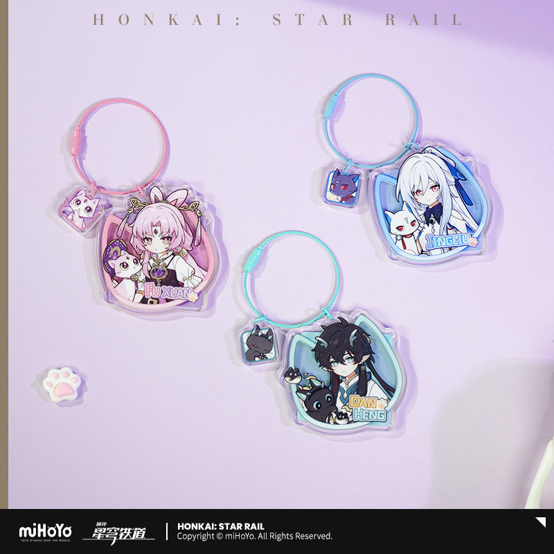 [Official Merchandise] Little Cat Series Acrylic Charm | Honkai: Star Rail