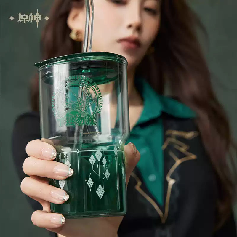 [Official Merchandise] Alhaitham Theme Impression Series Lidded Straw Cup Gift Box | Genshin Impact