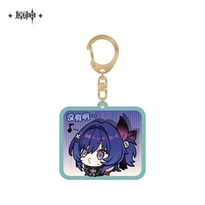 [Official Merchandise] Chibi Emoji Series Acrylic Charm - Mondstadt | Genshin Impact