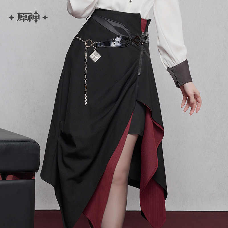 [Pre-Order/Limited] Arlecchino Theme Impression Series Asymmetrical Midi Skirt | Genshin Impact (May 2026)