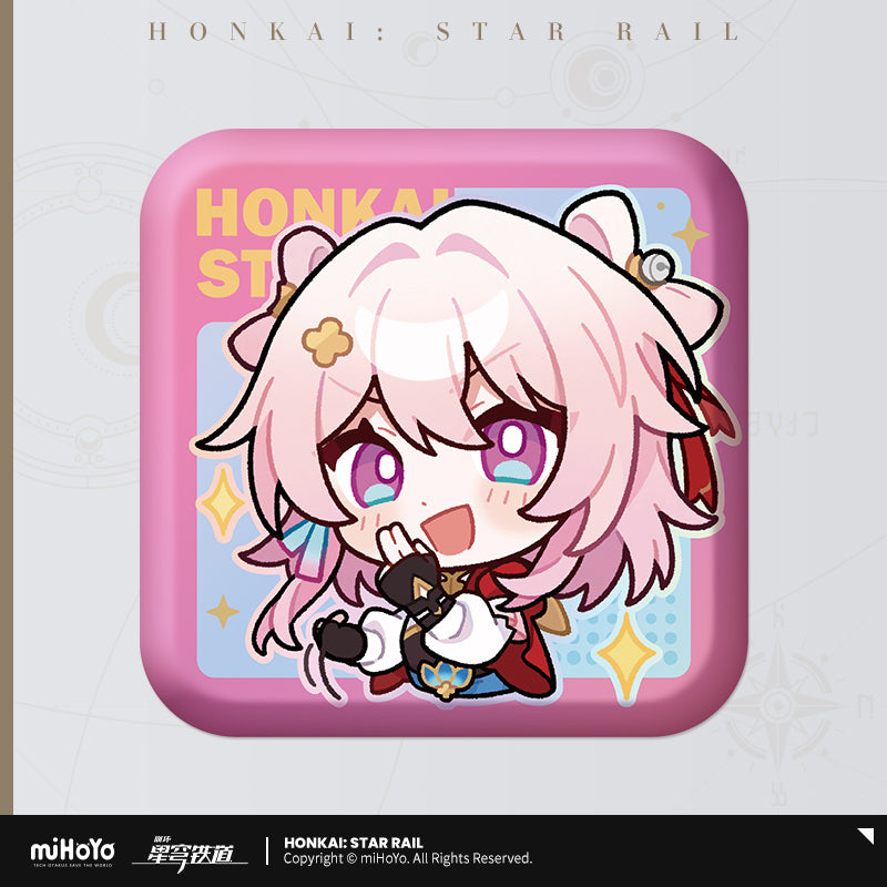 [Official Merchandise] Pom-Pom Exhibition Hall Series: Square Badges | Honkai: Star Rail