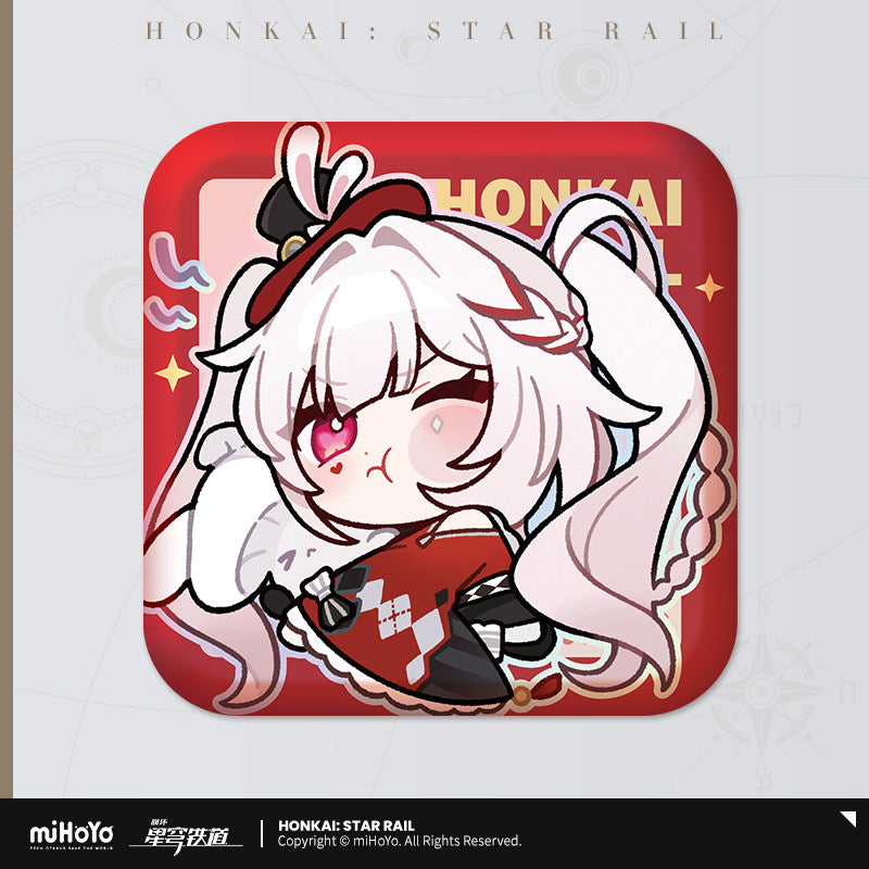 [Official Merchandise] Pom-Pom Gallery Series Square Badge | Honkai: Star Rail