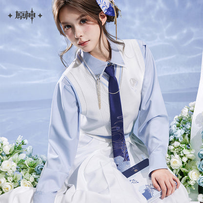 [Pre-Order] Kamisato Ayato Theme Impression Series Color-Block Tie Shirt | Genshin Impact (Jan 2026)