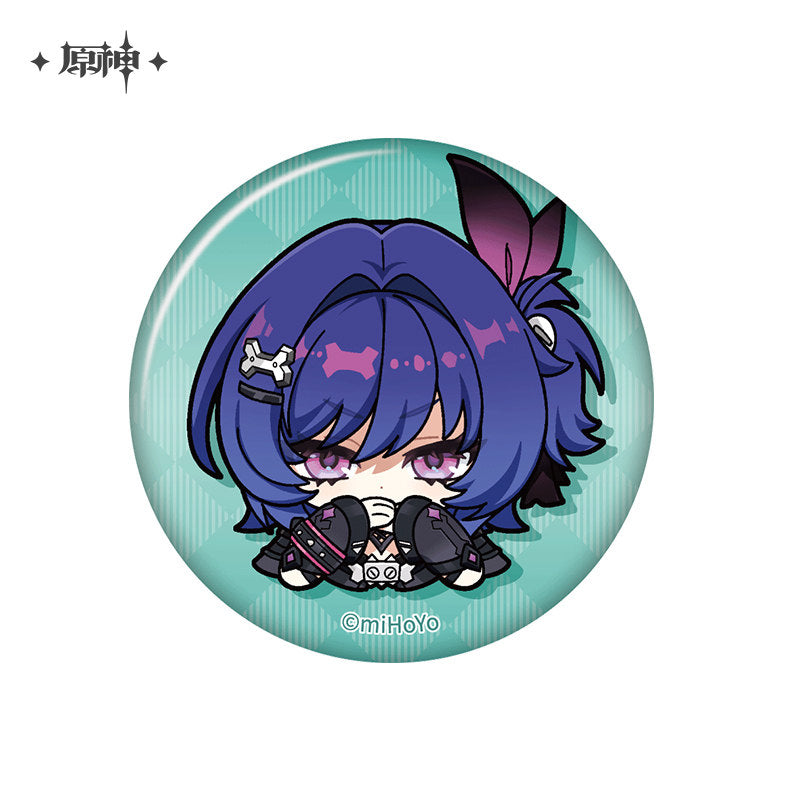 [Official Merchandise] Chibi Emoji Series Badge - Mondstadt | Genshin Impact