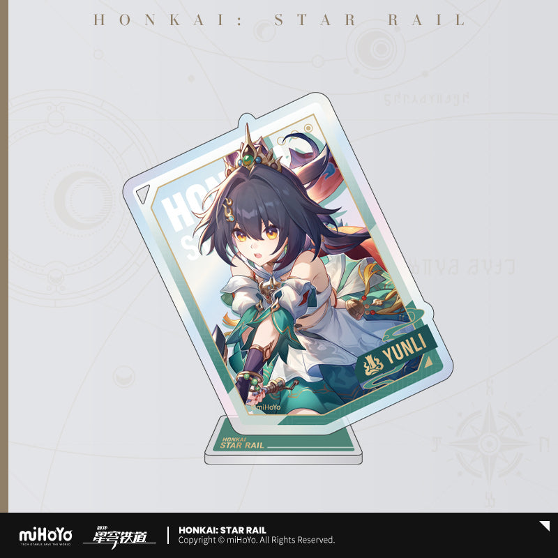 [Official Merchandise] Interstellar Journey Series Acrylic Hangable Standee | Honkai: Star Rail