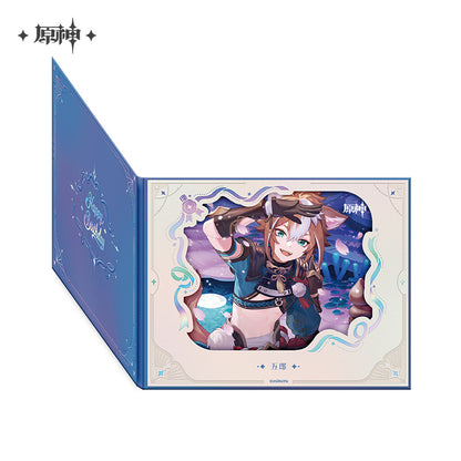 [Official Merchandise] Birthday Series Flip-Page Lattice Window Shikishi 2025 | Genshin Impact