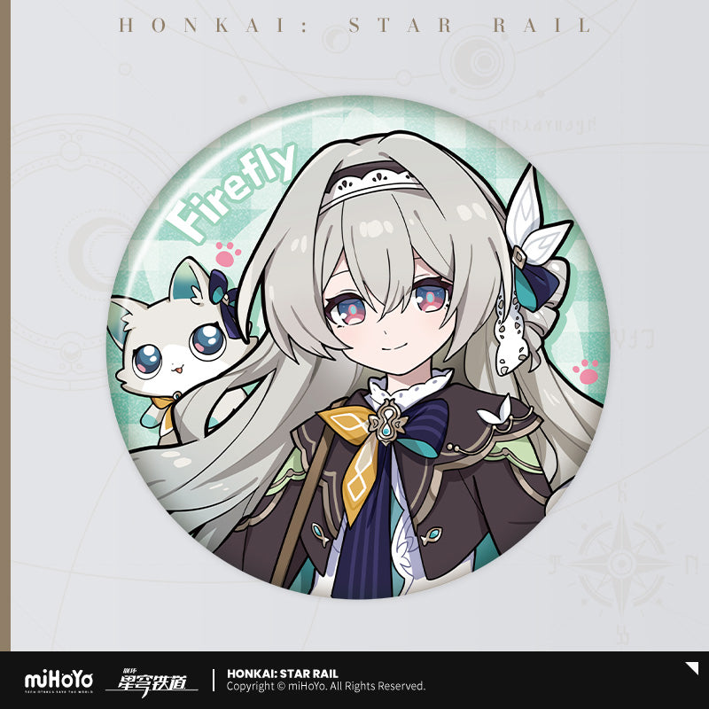 [Official Merchandise] Little Cat Series Tinplate Badges | Honkai: Star Rail