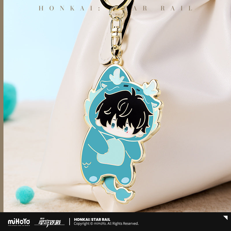 [Official Merchandise] Boys’ Dormitory Series Chibi Metal Charm | Honkai: Star Rail