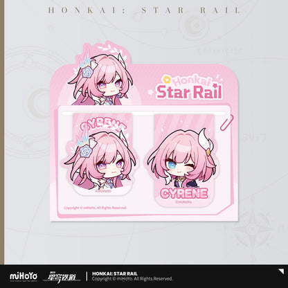 [Official Merchandise] Pom-Pom Gallery Series Soft Magnetic Bookmark Set | Honkai: Star Rail