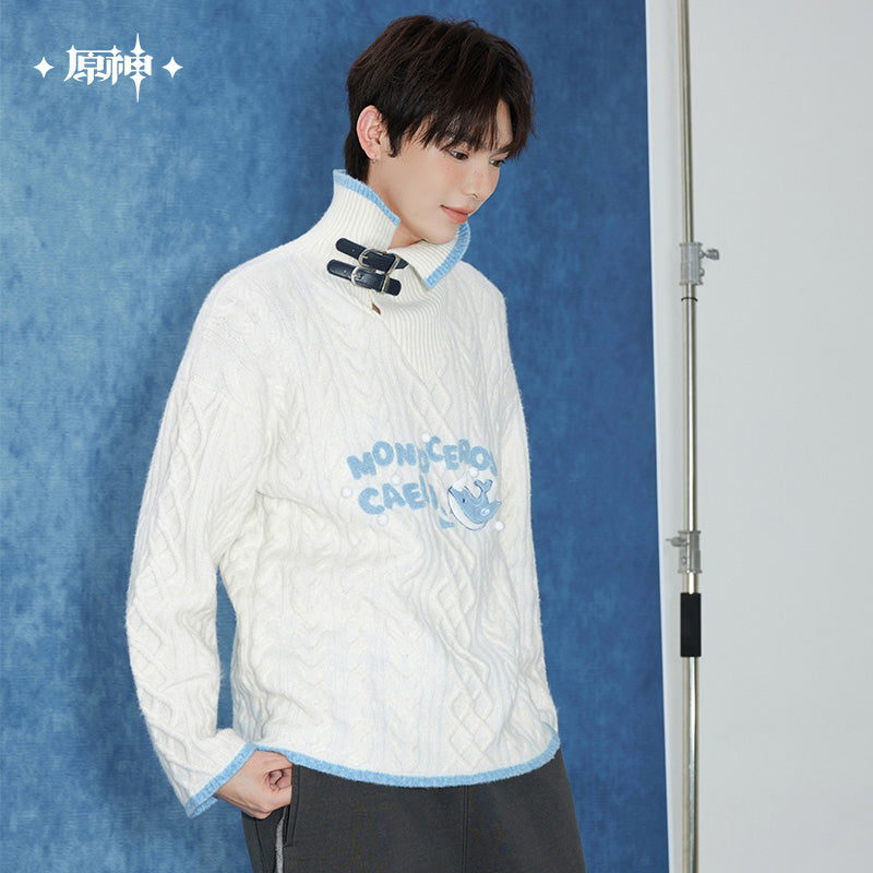 [Pre-Order/Limited] Tartaglia Theme Impression Series Cable Knit Lapel Sweater | Genshin Impact (Aug 2026)