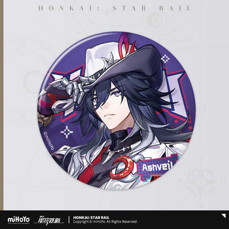 [Official Merchandise] Interstellar Journey Series Tinplate Badge Vol.2 | Honkai: Star Rail