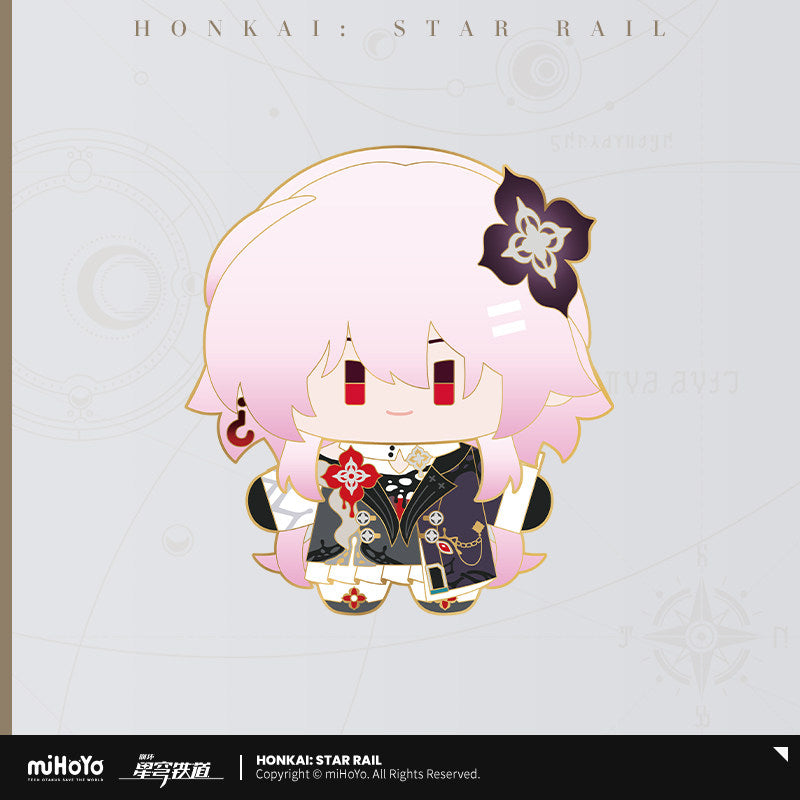 [Official Merchandise] Chibi Doll Series Happy Shake Metal Badge | Honkai: Star Rail