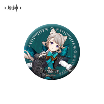 [Official Merchandise] Fatui Theme Series: Character Badges | Genshin Impact