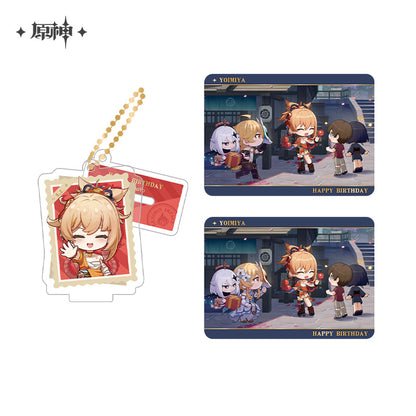 [Official Merchandise] Captured Memories Series: Character Standee Collectible Card Set | Genshin Impact