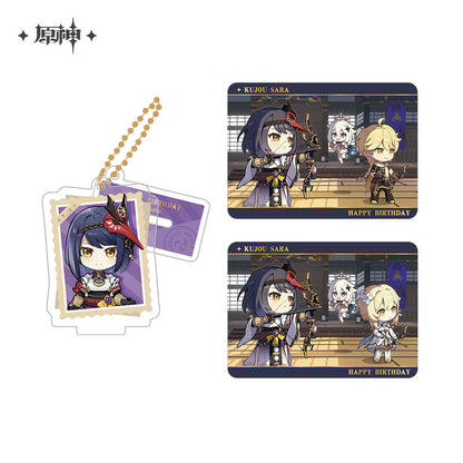 [Official Merchandise] Captured Memories Series: Character Standee Collectible Card Set | Genshin Impact