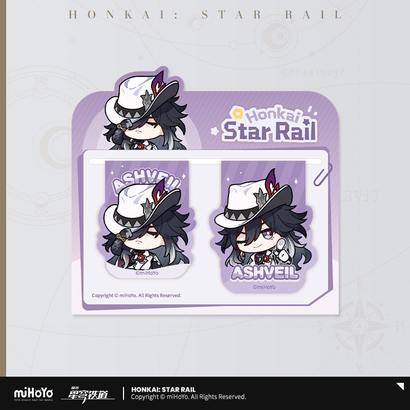 [Official Merchandise] Pom-Pom Gallery Series Soft Magnetic Bookmark Set | Honkai: Star Rail