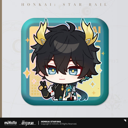 [Official Merchandise] Pom-Pom Gallery Series Square Badge | Honkai: Star Rail
