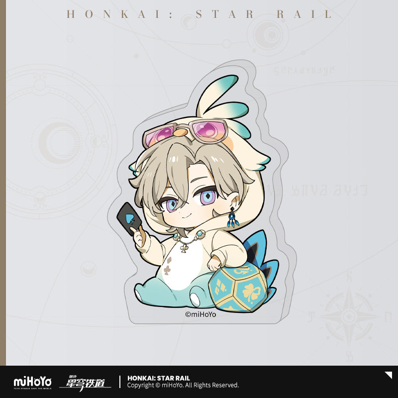 [Official Merchandise] Boys’ Dormitory Series Chibi Acrylic Mini Standee | Honkai: Star Rail