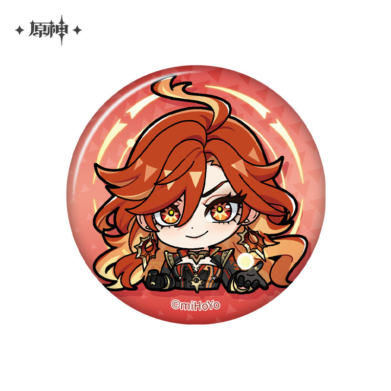 [Official Merchandise] Chibi Emoji Series Badge - Natlan | Genshin Impact