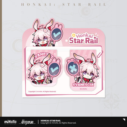 [Official Merchandise] Pom-Pom Gallery Series Soft Magnetic Bookmark Set | Honkai: Star Rail