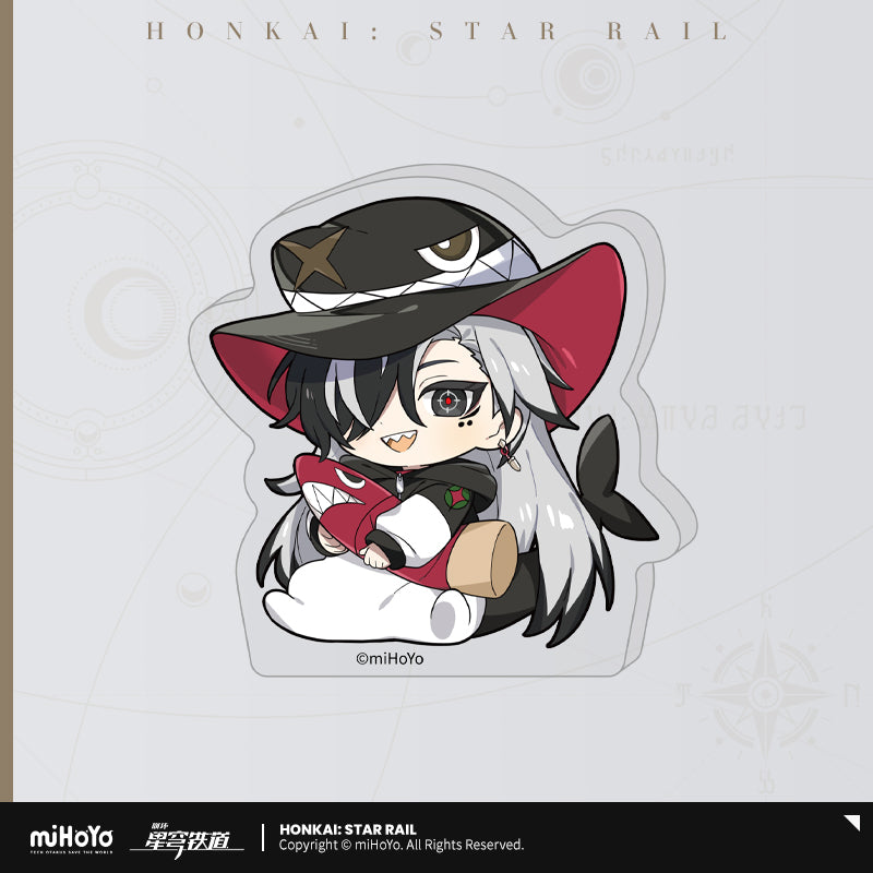 [Official Merchandise] Boys’ Dormitory Series Chibi Acrylic Mini Standee | Honkai: Star Rail