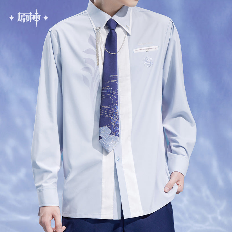 [Pre-Order] Kamisato Ayato Theme Impression Series Color-Block Tie Shirt | Genshin Impact (Jan 2026)