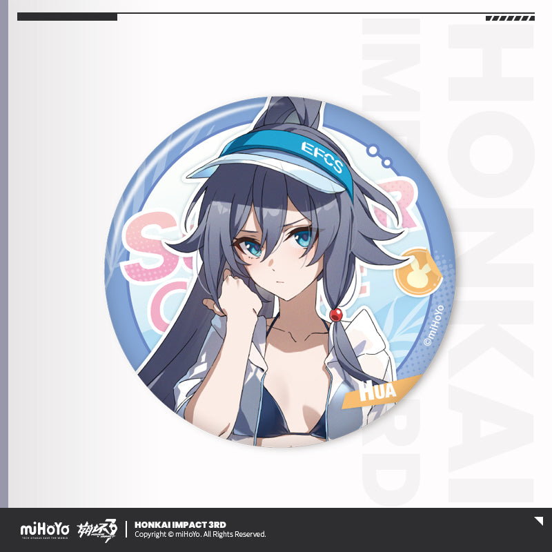 [Official Merchandise] Summer Cruise Series Tinplate Badge Vol.4 | Honkai Impact 3rd